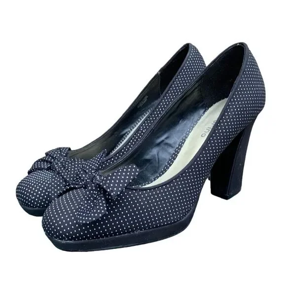 Polka Dot High Heels - Picture 1 of 13